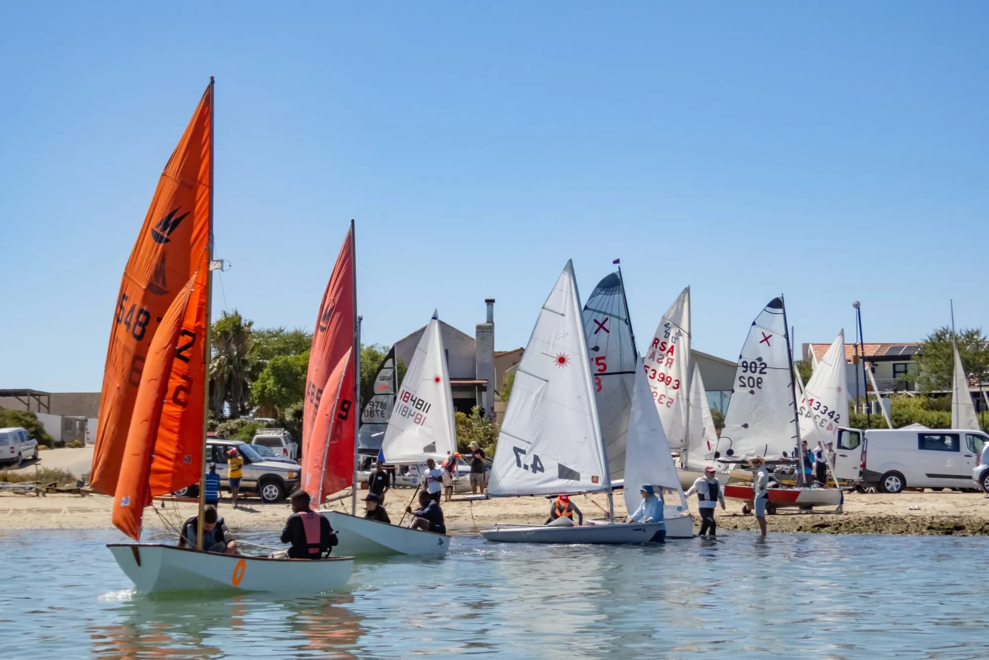 Dinghy sailing at Port Owen Yacht Club